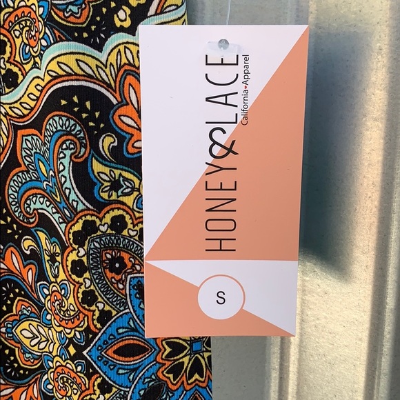 NWT Honey And Lace Print Palazzo Pant - Picture 4 of 7